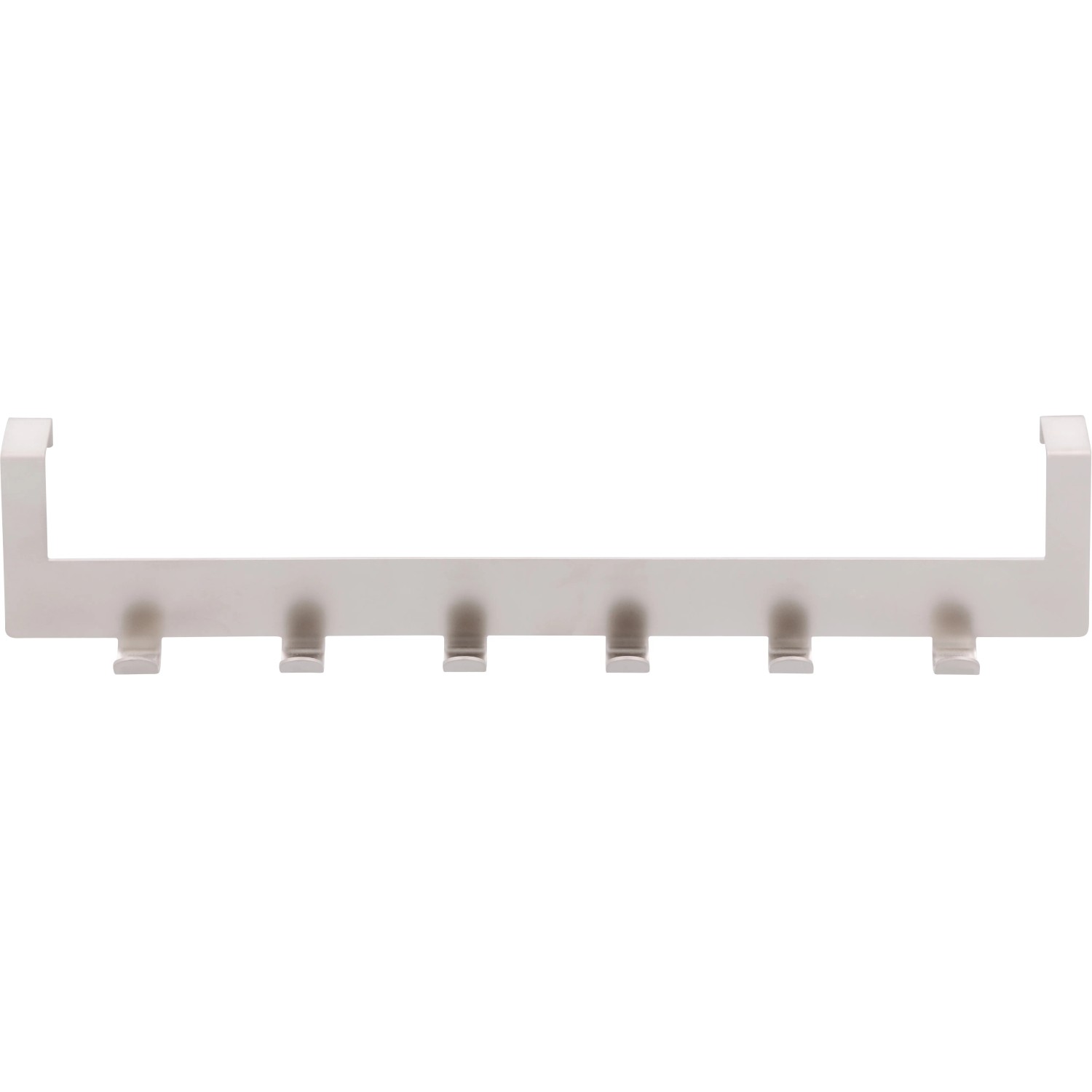 Siro Türgarderobe mit 6 Haken, Metall Nickel matt, Länge 375 mm.