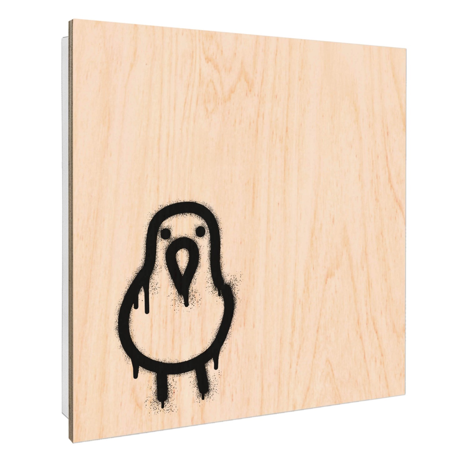 Banjado Großer Schlüsselbox Holz 30x30cm Weiß Scharnier Rechts 50 Haken Sch günstig online kaufen