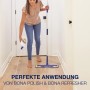 Anwendung Bona Polish/Refresher mit Mikrofaser Auftrags-Pad und Mopp auf Holzboden.