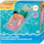 Bestway Luftmatratze, 177x63x16 cm, transparent mit farbigen Akzenten. Badespaß im Sommer!