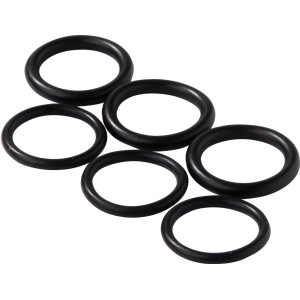 KÖRO O-Ringe Dichtungsset, 6-teilig, für Hahnoberteil 3/8, zur Abdichtung von Ventilen.