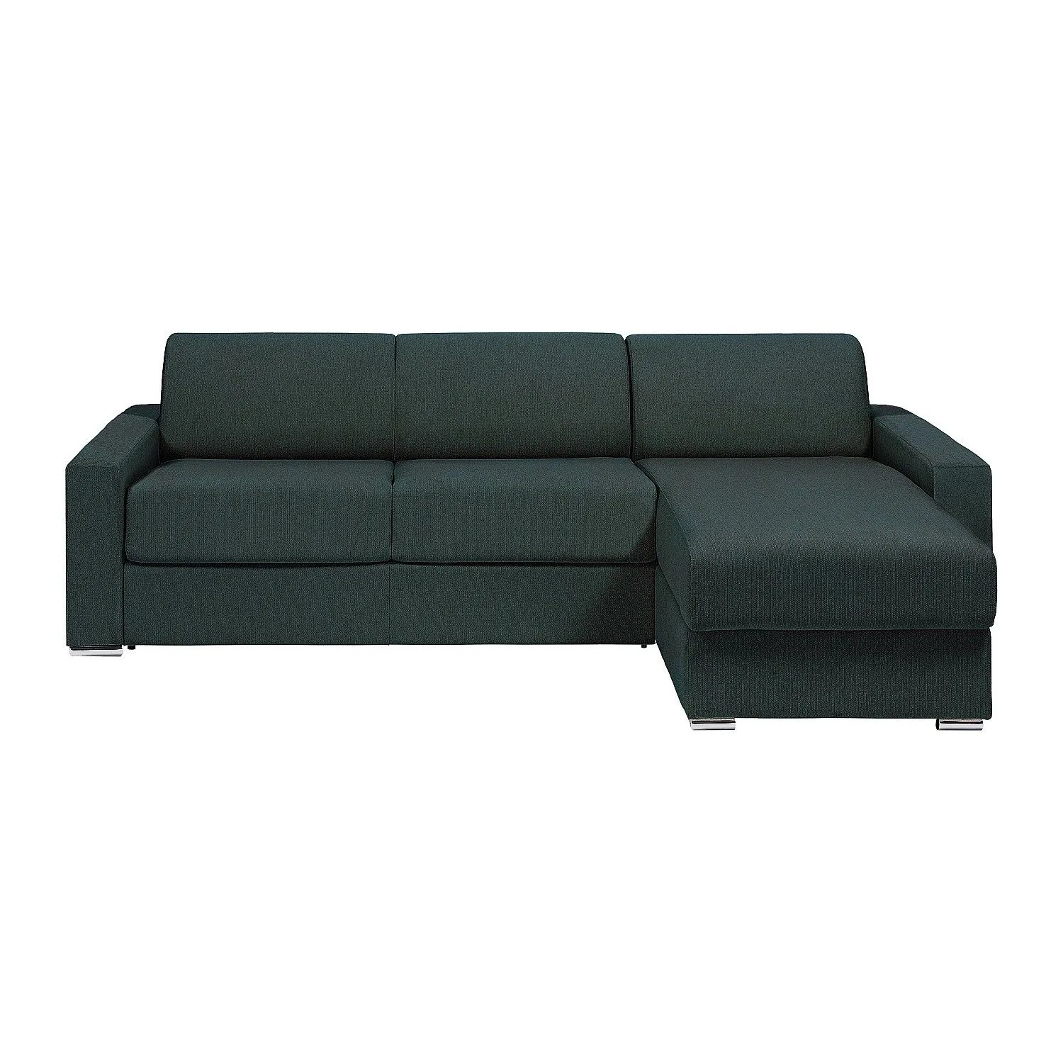 Vente-unique Schlafsofa Calito Tannengrün 298 cm