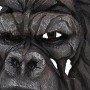 Detailreicher Deko Schädel Gorillakopf (H41, 34cm) zur Wandmontage.