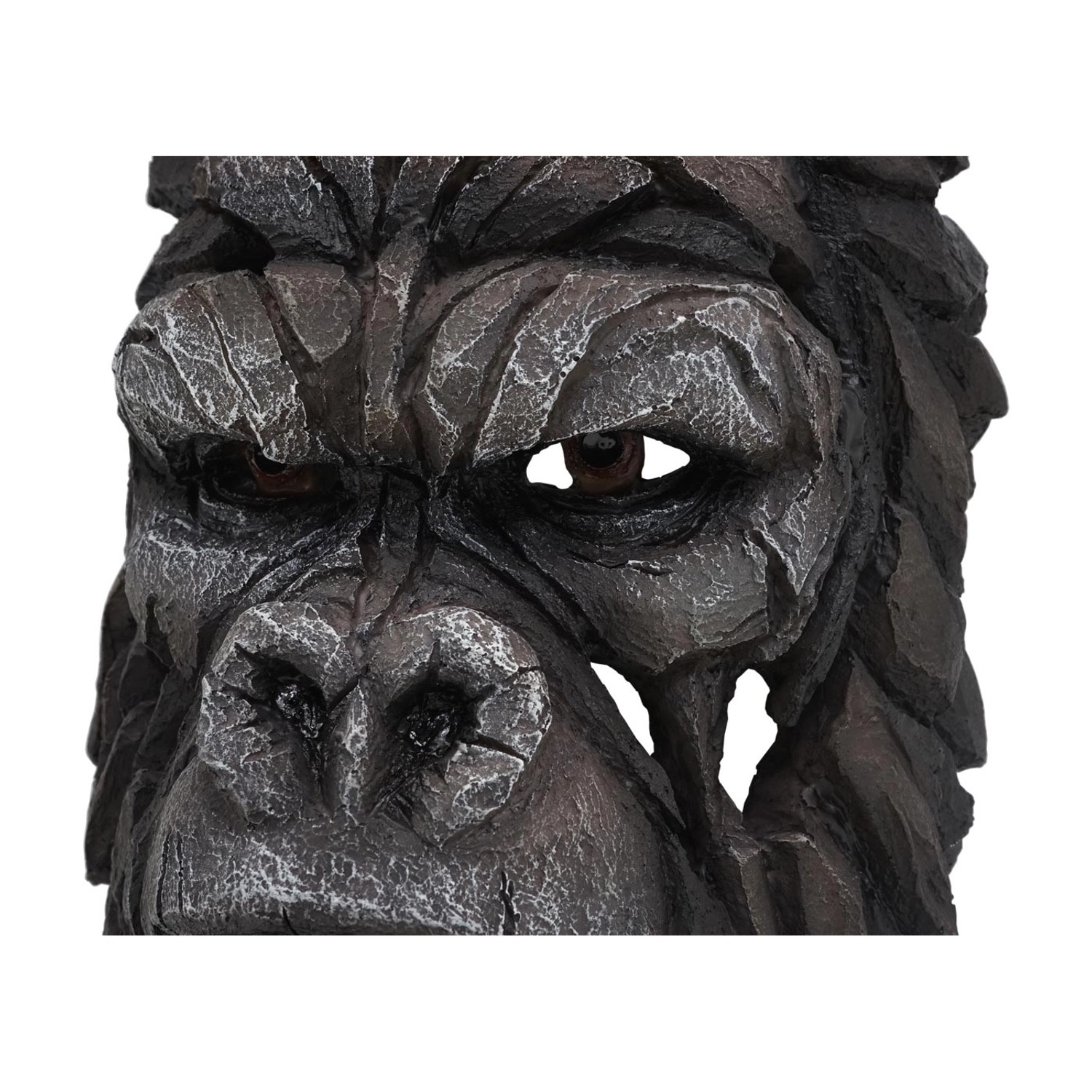 Detailreicher Deko Schädel Gorillakopf (H41, 34cm) zur Wandmontage.