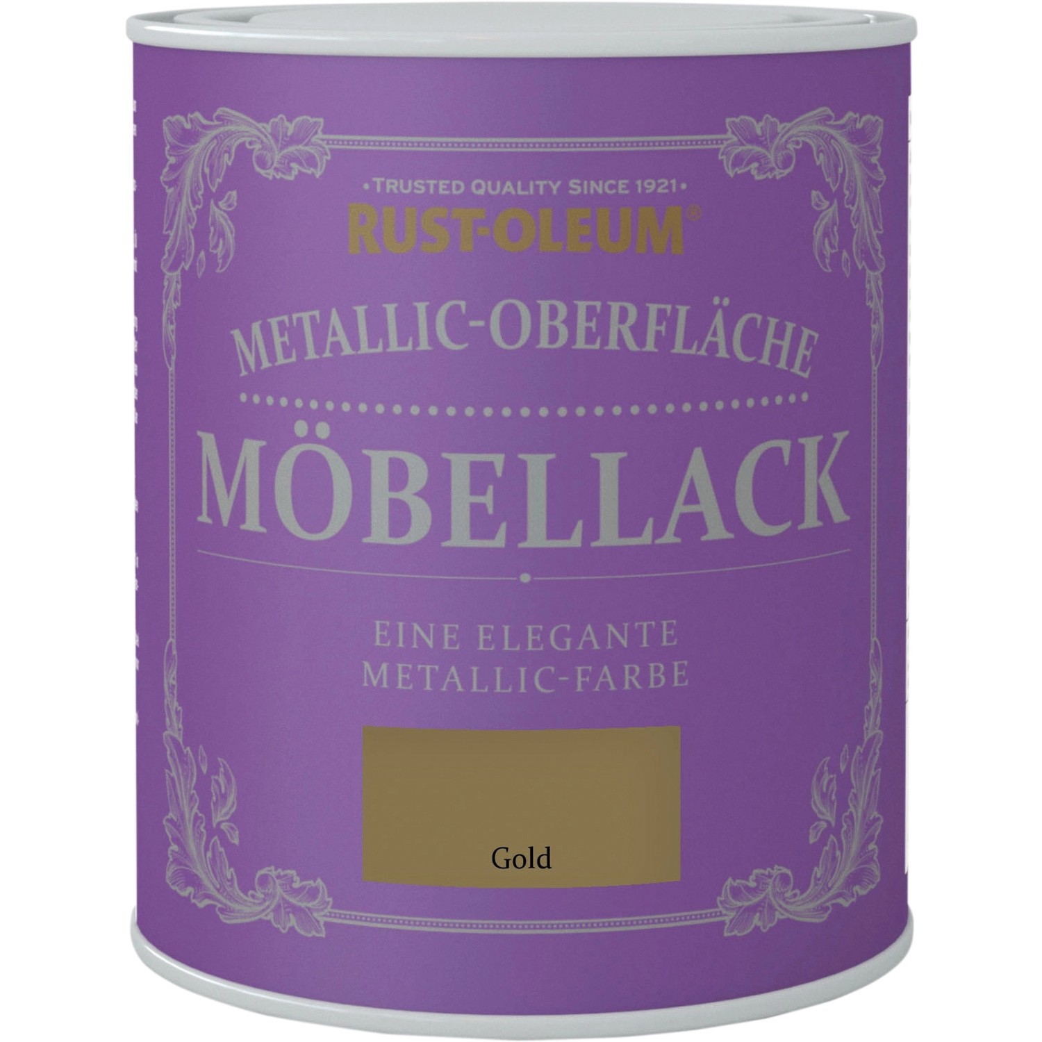 Rust-Oleum Möbellack Metallisch Gold Matt 750 ml