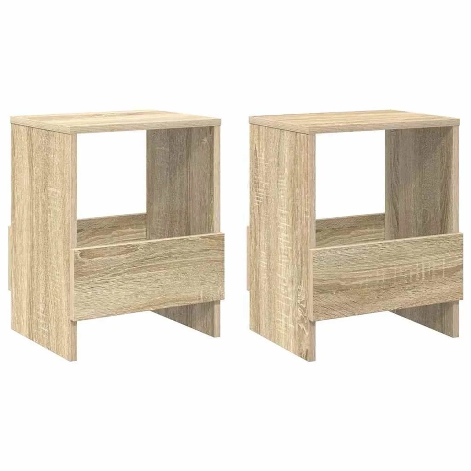 vidaXL Magazinregal 2 Stk Sonoma-Eiche 35 x 30 x 45 cm 890973