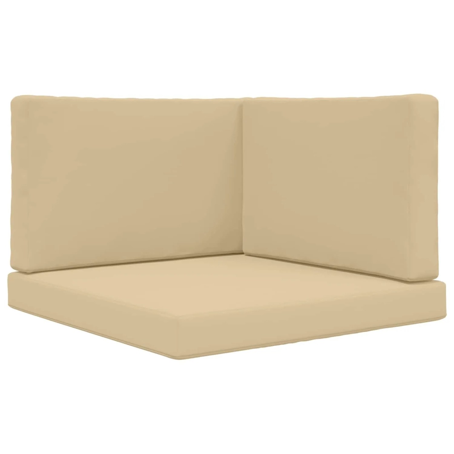 vidaXL Sofakissen für Draußen 3-Tlg Beige Polyester 900866