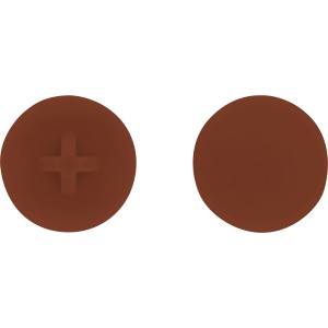 LUX Abdeckkappen TX25, dunkelbraun, 30 Stück, für Spanplattenschrauben und Universalschrauben.