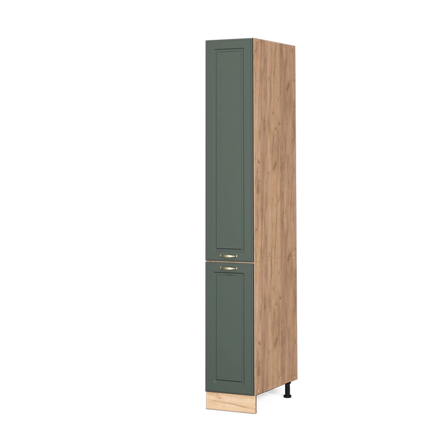Vicco Apothekerschrank Fame-Line Grün-Gold Landhaus/Goldkraft Eiche 30 cm günstig online kaufen