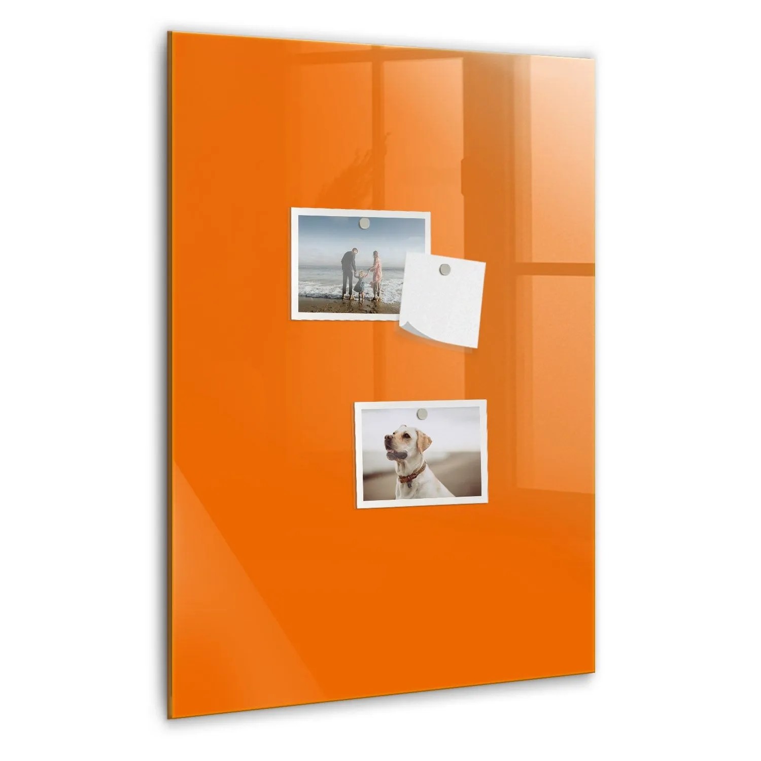 Tulup Glasmagnettafel Beschreibbar Orange Farbe 40x60 cm Magnettafel Wand G günstig online kaufen