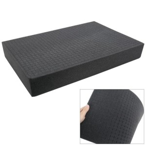 HMF 1456-80 Rasterschaumstoff Würfelschaum 345 x 550 mm Double-Size Koffereinlage Tabletop Höhe 80 mm