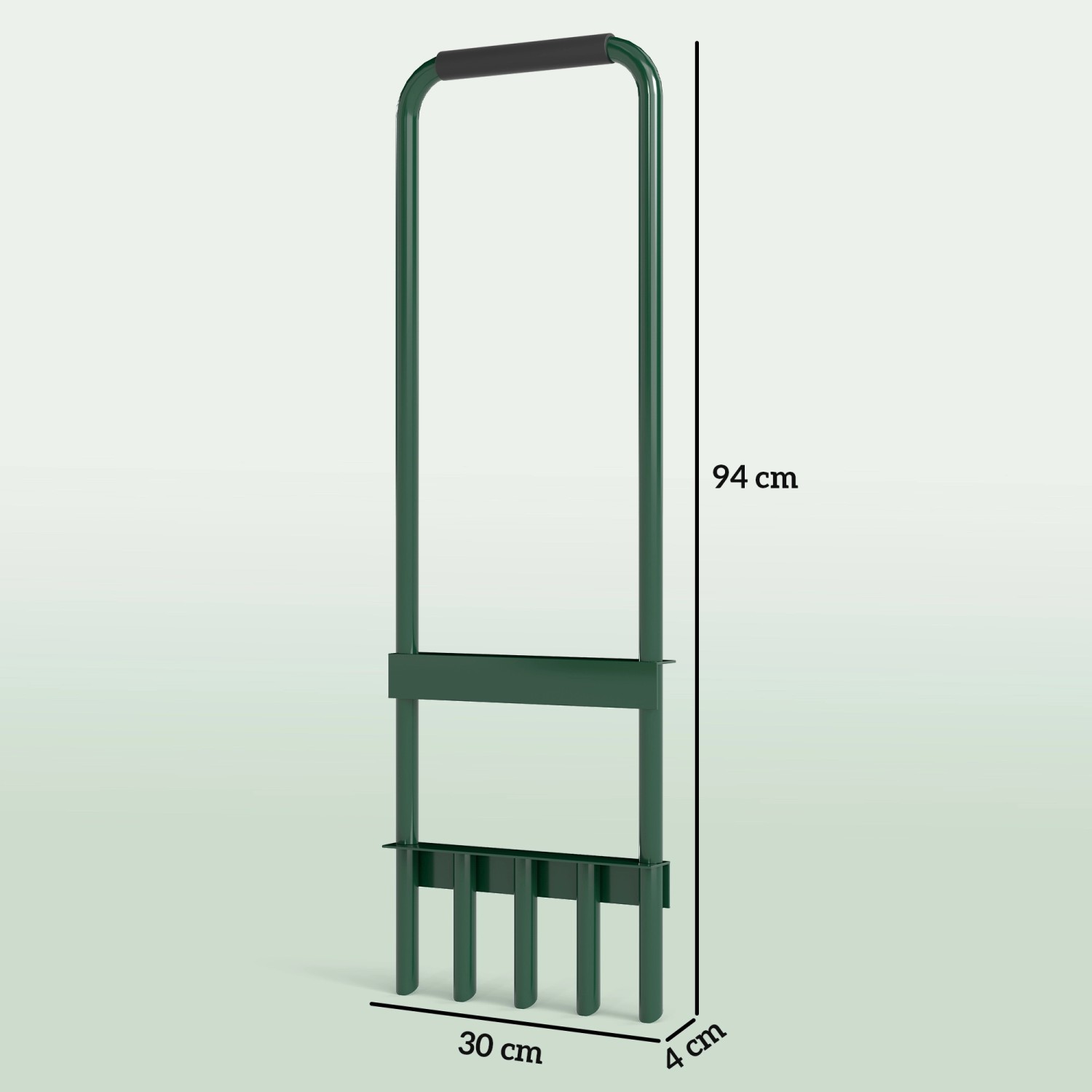 Outsunny Rasenbelüfter Stahl 30L x 4B x 94H cm_3