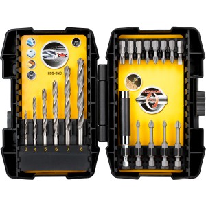 Stanley FatMax 19-teiliges Metallbohrer- und Schrauberbit-Set in Minisafe-Box.