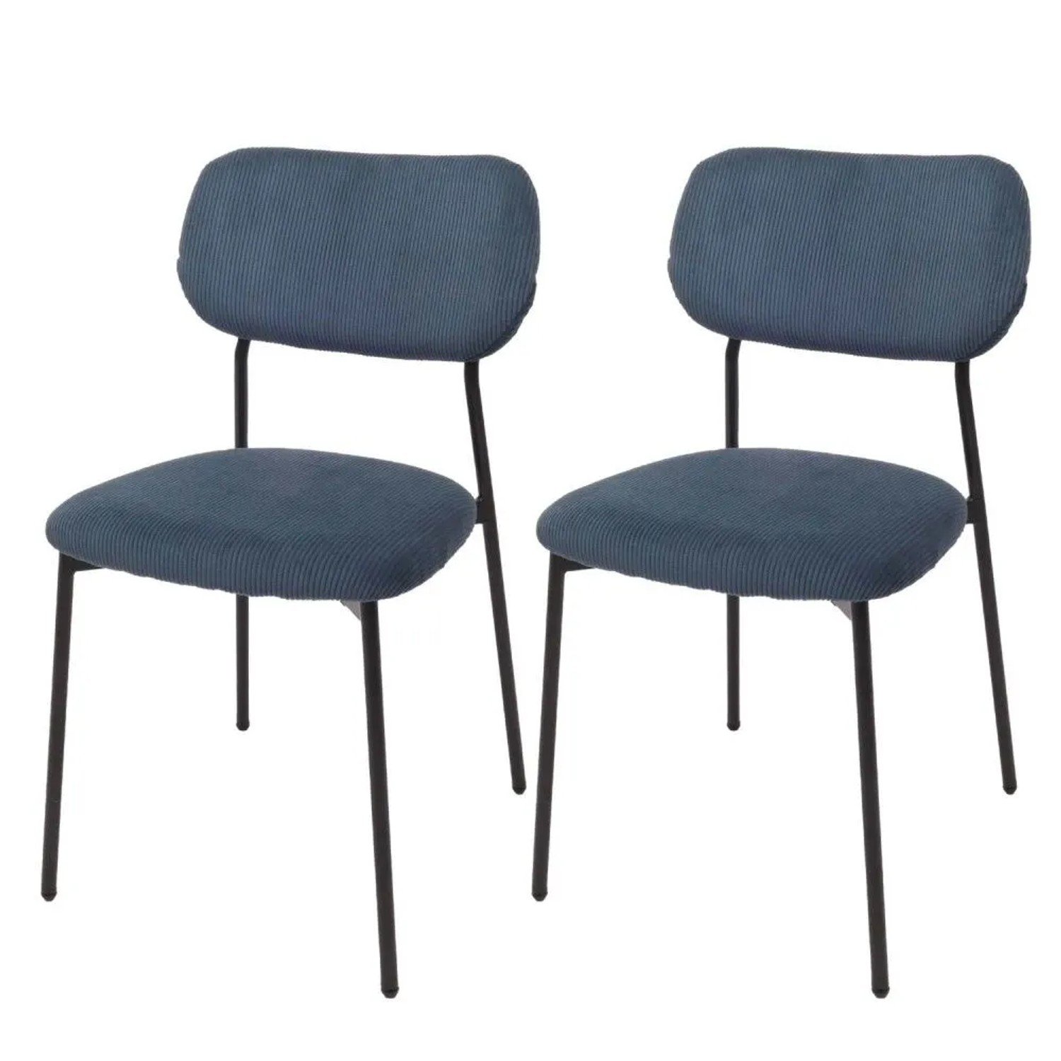 MCW Esszimmerstuhl O26 2er-Set Blau