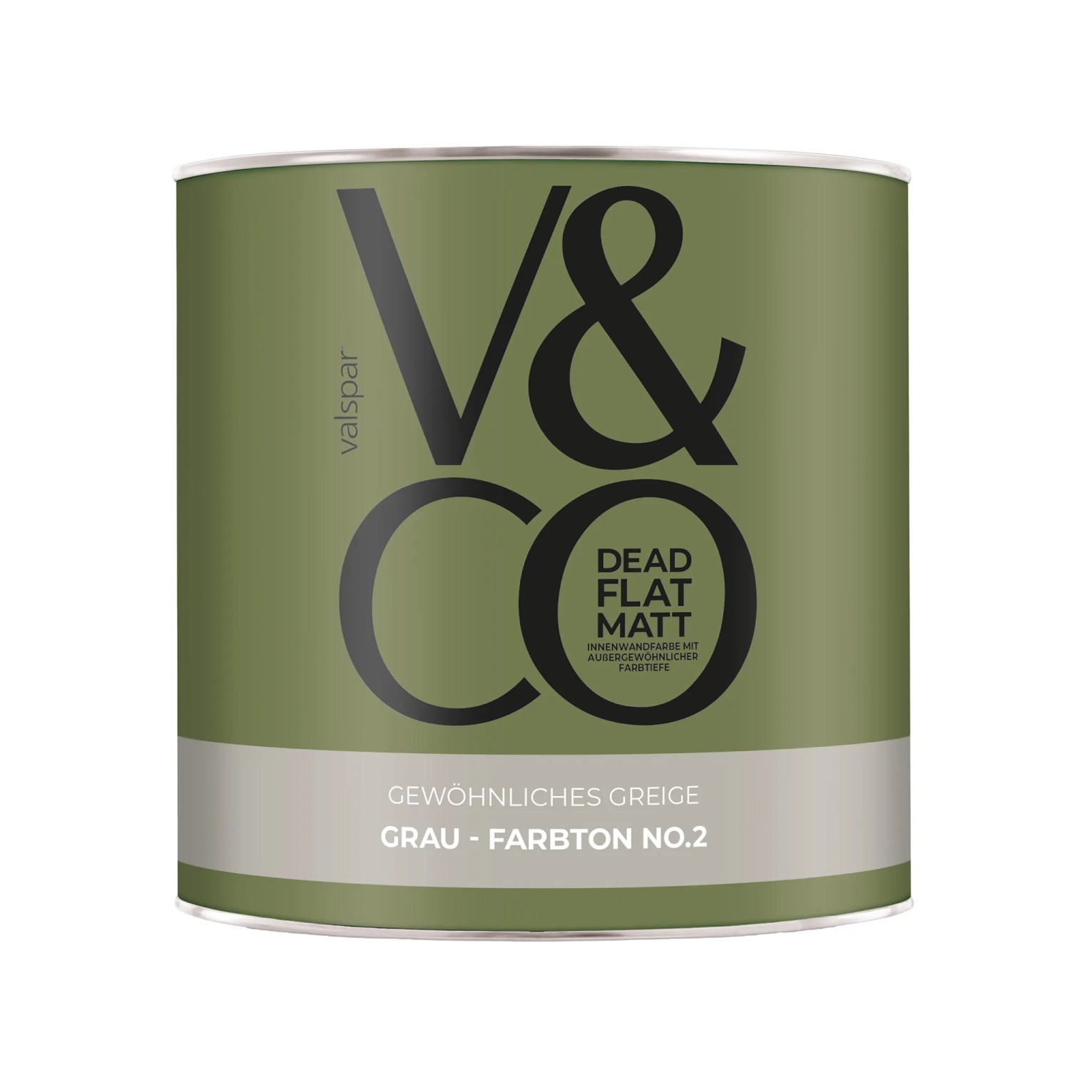 V&CO Wandfarbe Grau Matt Weißbirke 2,5 l kaufen bei OBI