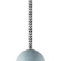 Betonfarbene Pendelleuchte „Turn me“ 1-flammig. Moderne Hängelampe für E27 Leuchtmittel bis 60W.