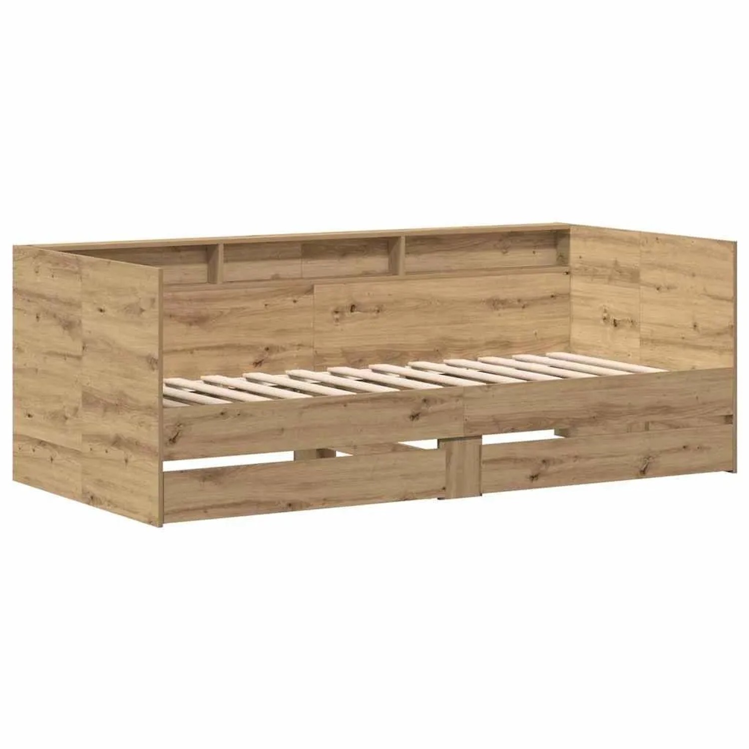 vidaXL Tagesbett Artisan-Eiche 90 x 200 cm Holzwerkstoff 3334000