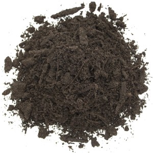 Floragard Universal Hochbeeterde-Kompost, 1200 l, dunkle, krümelige Struktur.