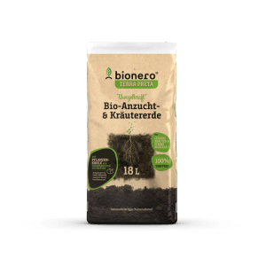 bionero Bio-Anzucht- & Kräutererde Wurzelkraft, 18 l, torffrei. Ideal für Jungpflanzen und Kräuter.
