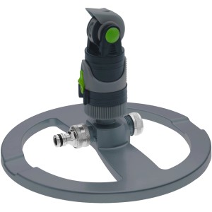 Geka Kreisregner Multi mit Steck-Anschluss aus Metall für die Gartenbewässerung.