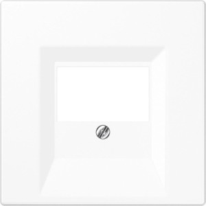 Jung TAE-Abdeckung LS990 Alpinweiß für Telefondosen.