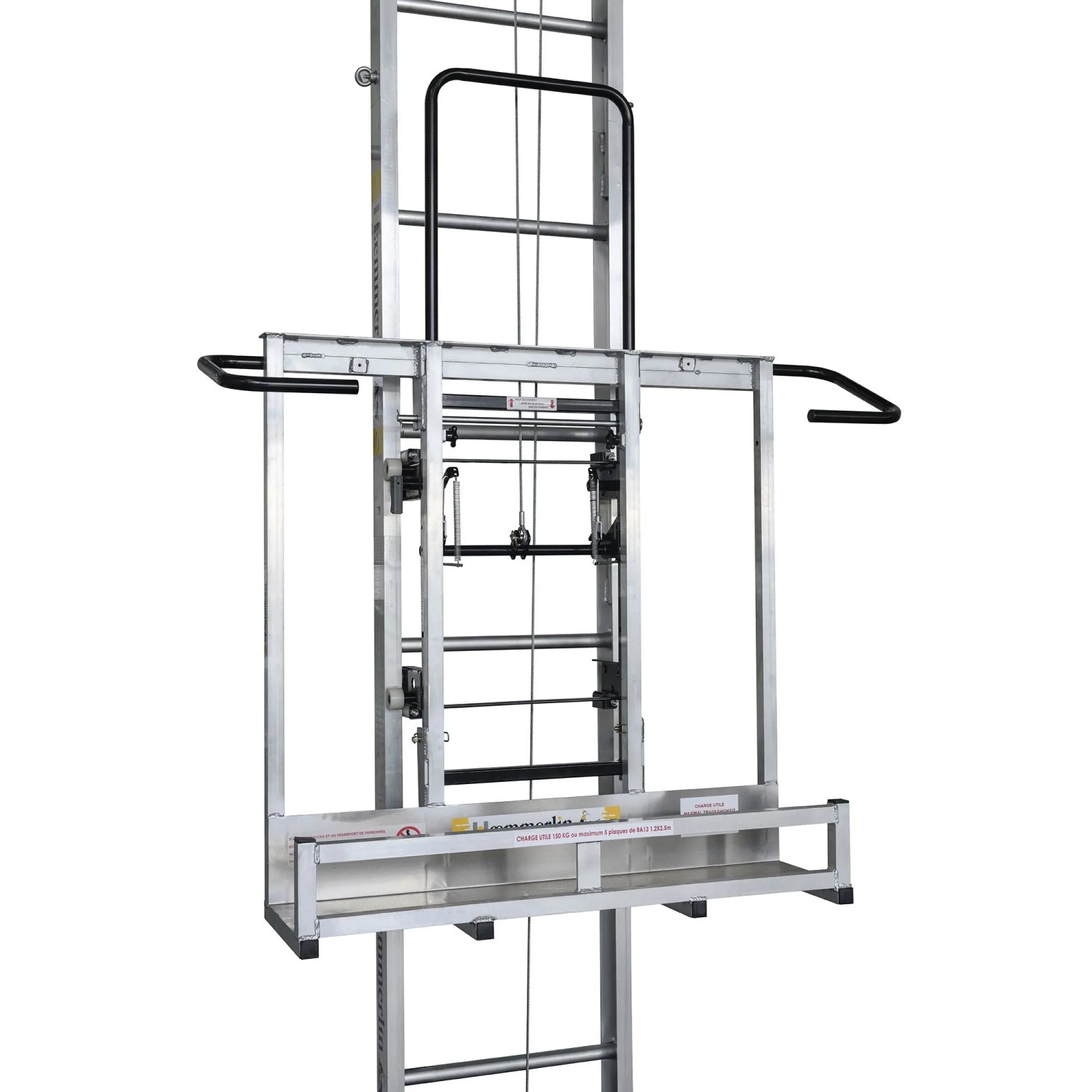 Haemmerlin Horizontal-/Vertikal-Plattenrahmen Stahlgrau