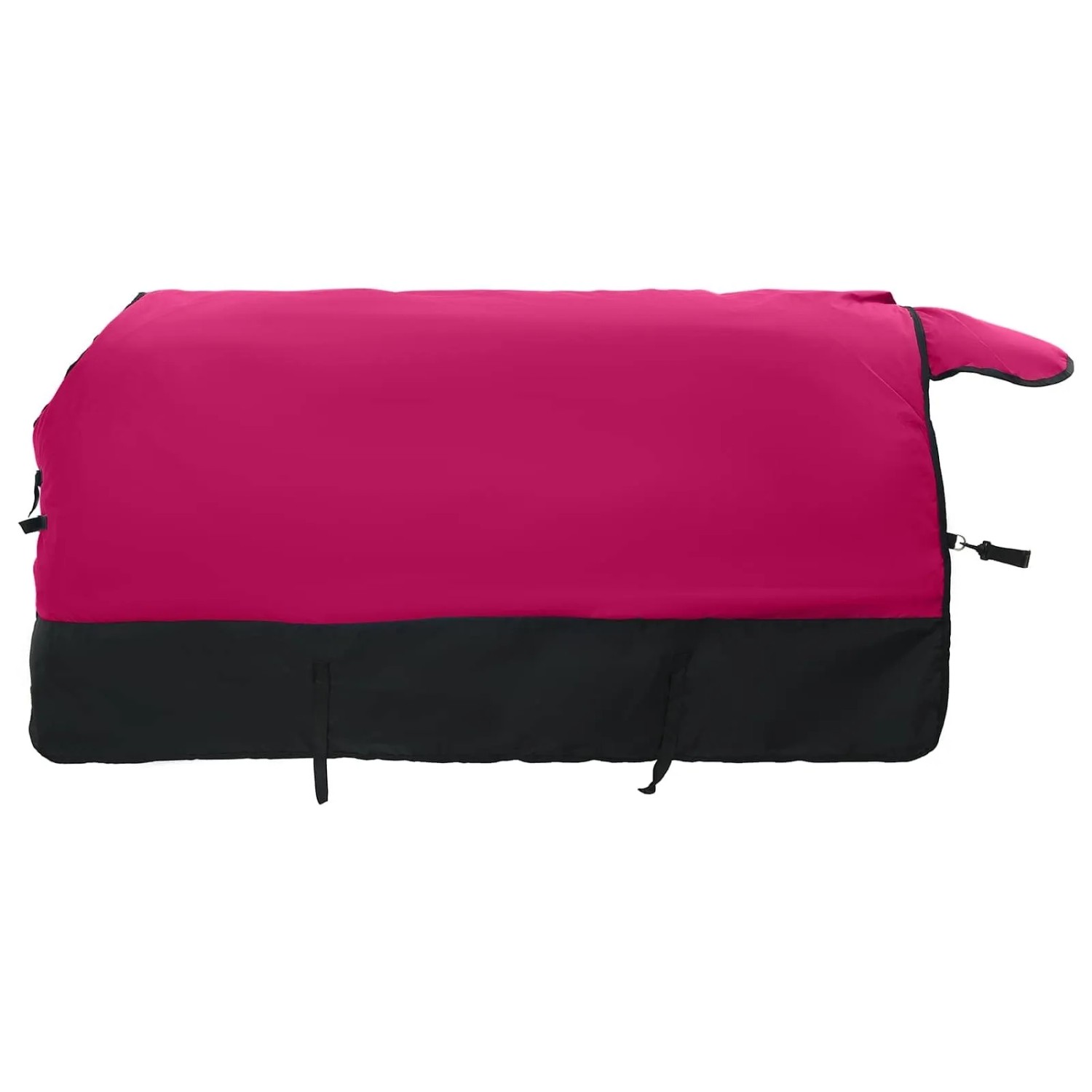 vidaXL Pferdedecke Rosa und Schwarz 115 cm Polyester 42013081