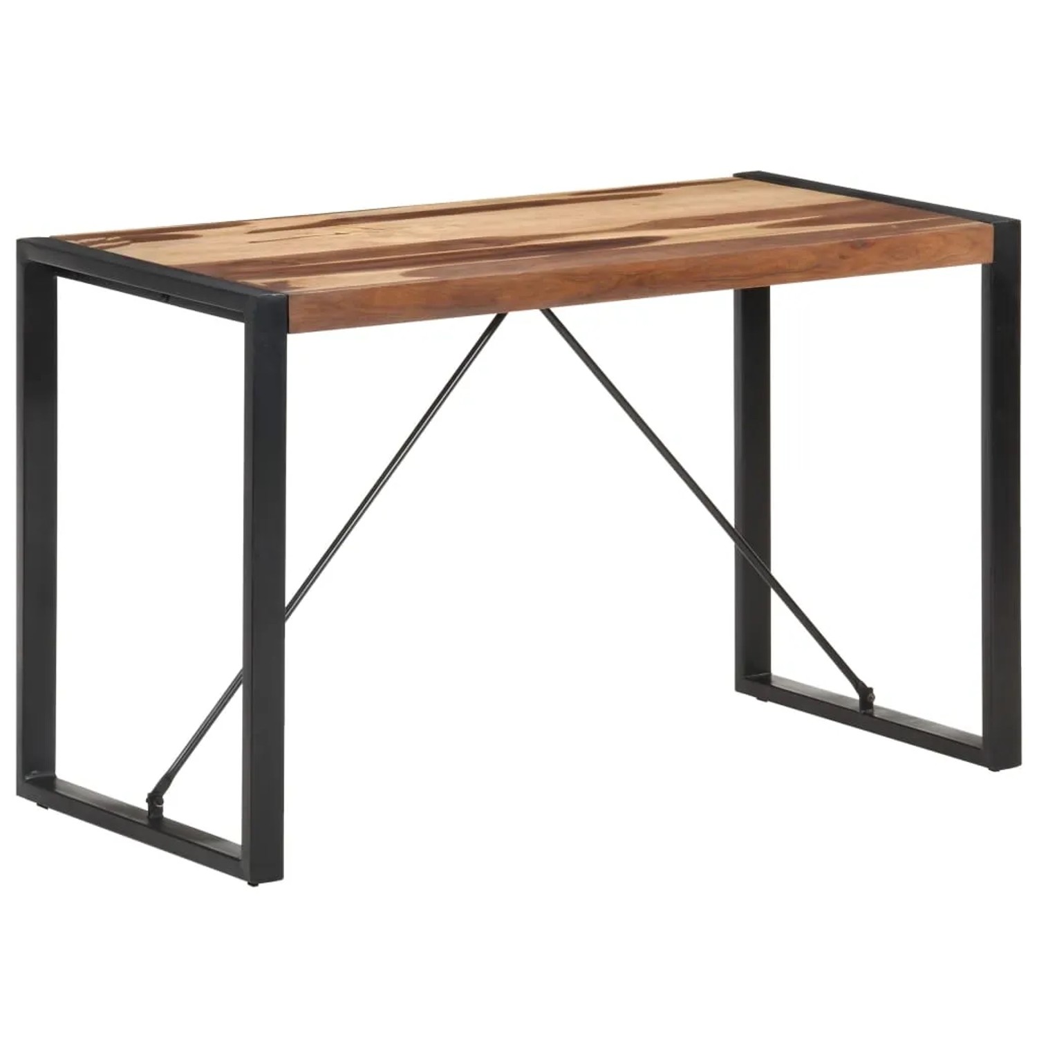 vidaXL Esstisch 120x60x75 cm Massivholz mit Palisander-Finish