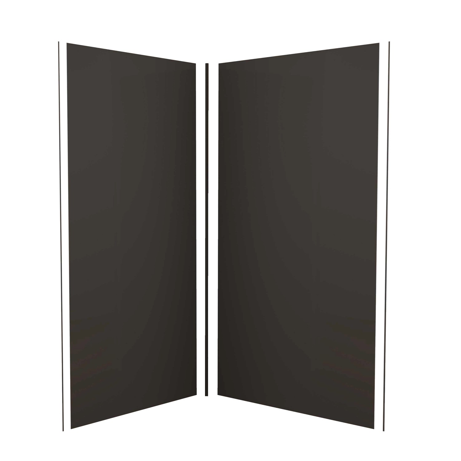 AICA 100x100cm Matt Schwarz Duschrückwand Aluverbundplatte Fliesenersatz 3mm Aluminiumverbundplatte Aluplatte Alu Höhe 2...