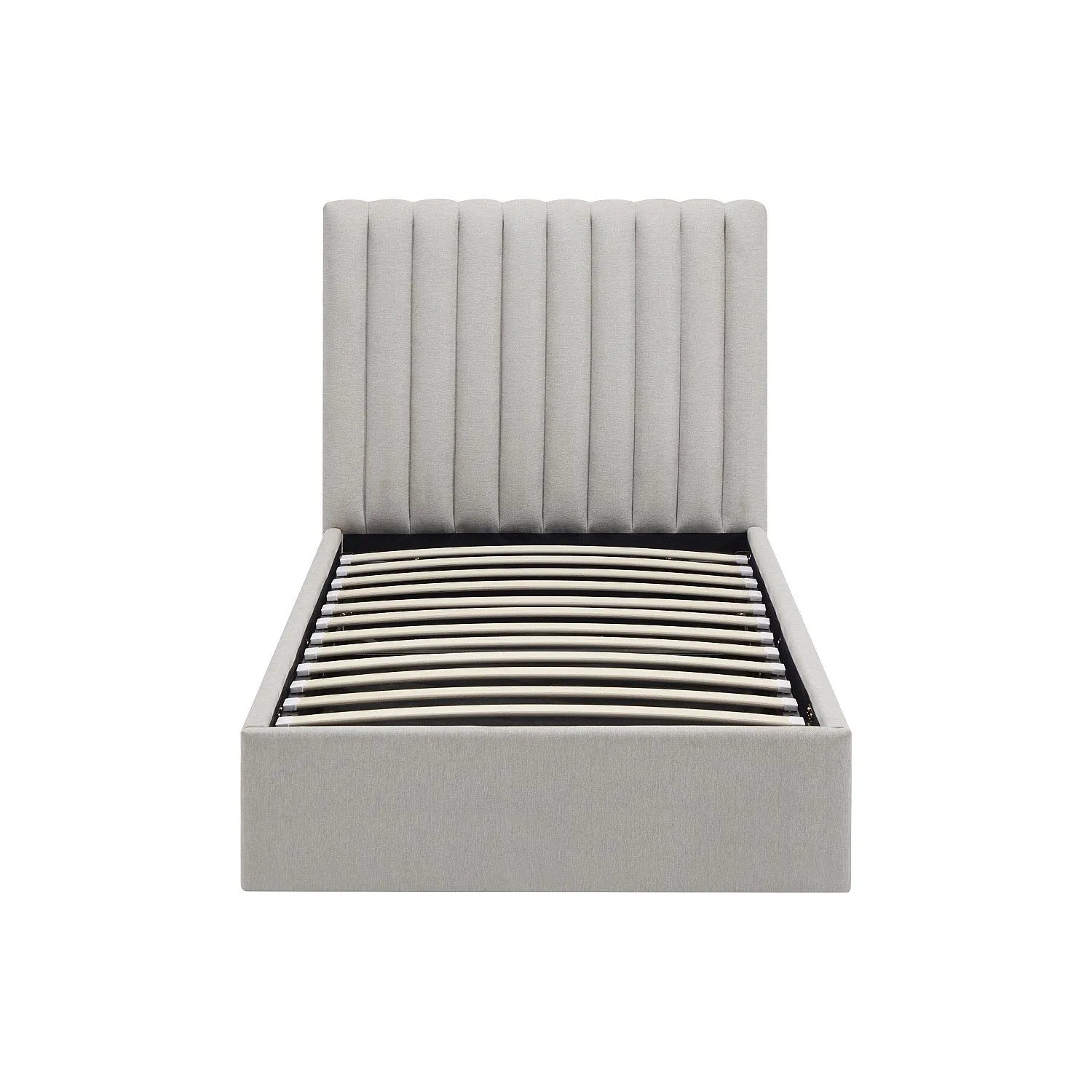 Vente-unique Bett Mit Bettkasten Saraneli Hellgrau 98 cm