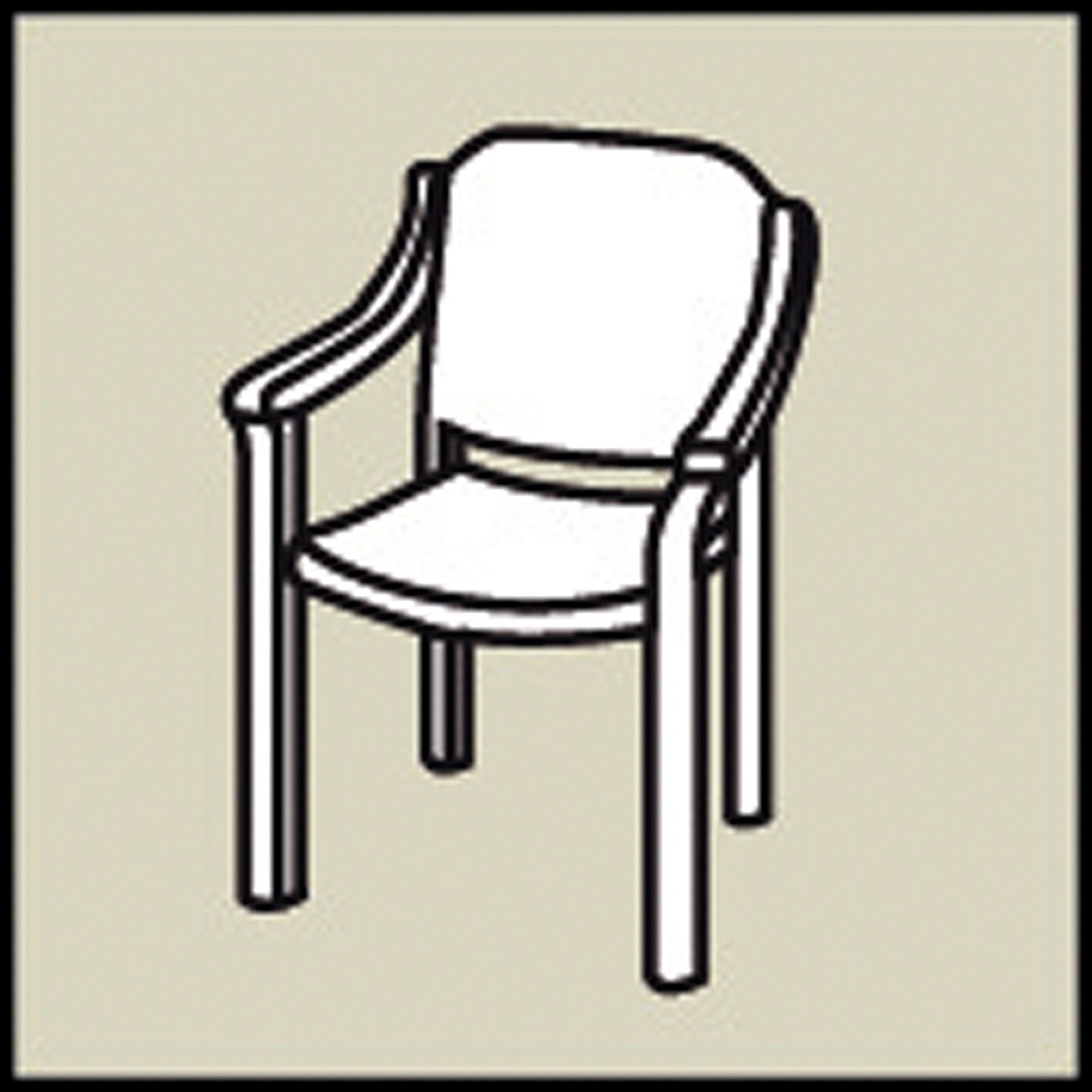 Niederlehner-Auflage Basic-Line 100 x 50 x 6 cm Grün-Weiß D.0467
