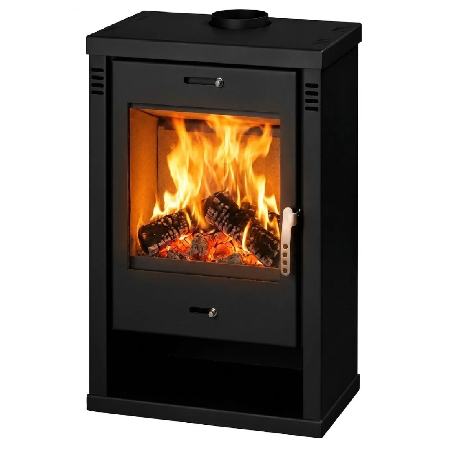 Victoria Kaminofen Torino Schwarz mit 7,52kW