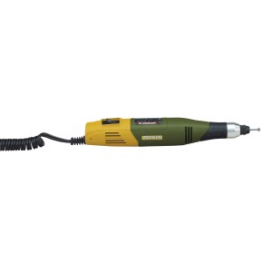 Proxxon Micromot 60 Bohr- und Fräsgerät, gelb-grün, für präzises Arbeiten mit Miniaturwerkzeugen.