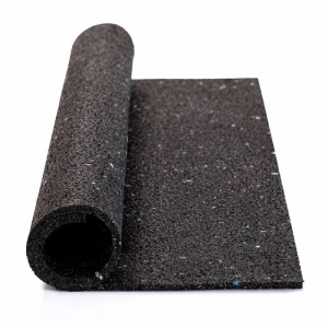 Graue Antivibrationsmatte 60x60 cm für Waschmaschine, Trockner und Geschirrspüler.