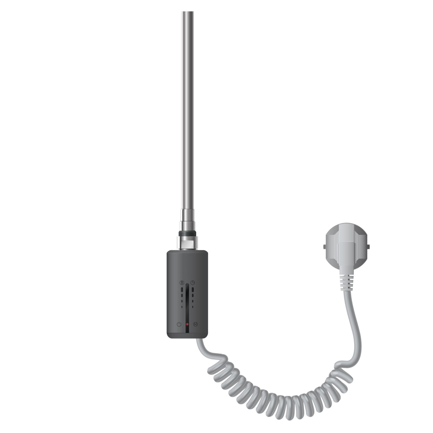 LuxeBath Heizstab für Badheizkörper 1200W Anthrazit Thermostat Touchbedienu günstig online kaufen