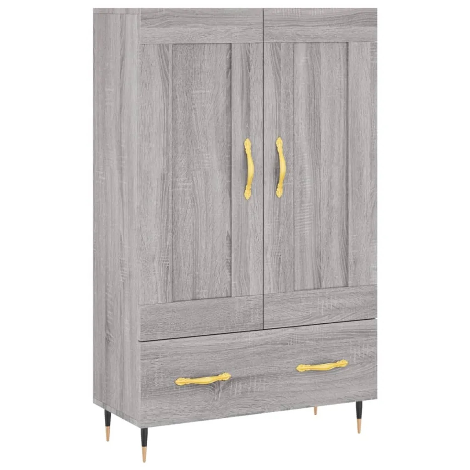 vidaXL Highboard Grau Sonoma 69,5x31x115 cm Holzwerkstoff 830306 günstig online kaufen