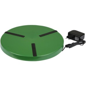 Grüne Kerbl Heizplatte für Geflügeltränken (Ø 30cm) mit Netzteil.