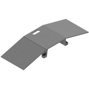 Schake Kabelbrücke, feuerverzinkt, zum Schutz von Kabeln und Schläuchen auf Baustellen.