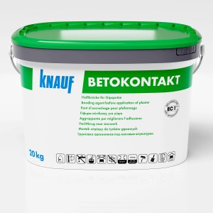 Knauf Betokontakt 20kg, Haftgrund für Putz und Beton im Innenbereich.