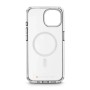 Transparente Hama Handyhülle MagCase Extreme Protect für Apple iPhone 15 mit MagSafe und D3O-Schutz.