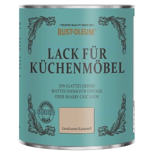 Rust-Oleum Küchenmöbellack Gesalzenes Karamell, 750ml Dose. Kreidefarbe für matte Küchenmöbel.