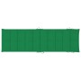 Grüne Polsterauflage für VidaXL Sonnenliege, Stoff aus Polyester.