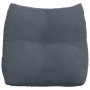 vidaXL Rückenkissen aus dunkelgrauem Samt mit Knopf. Weich, ergonomisch, für Sofa & Bett.