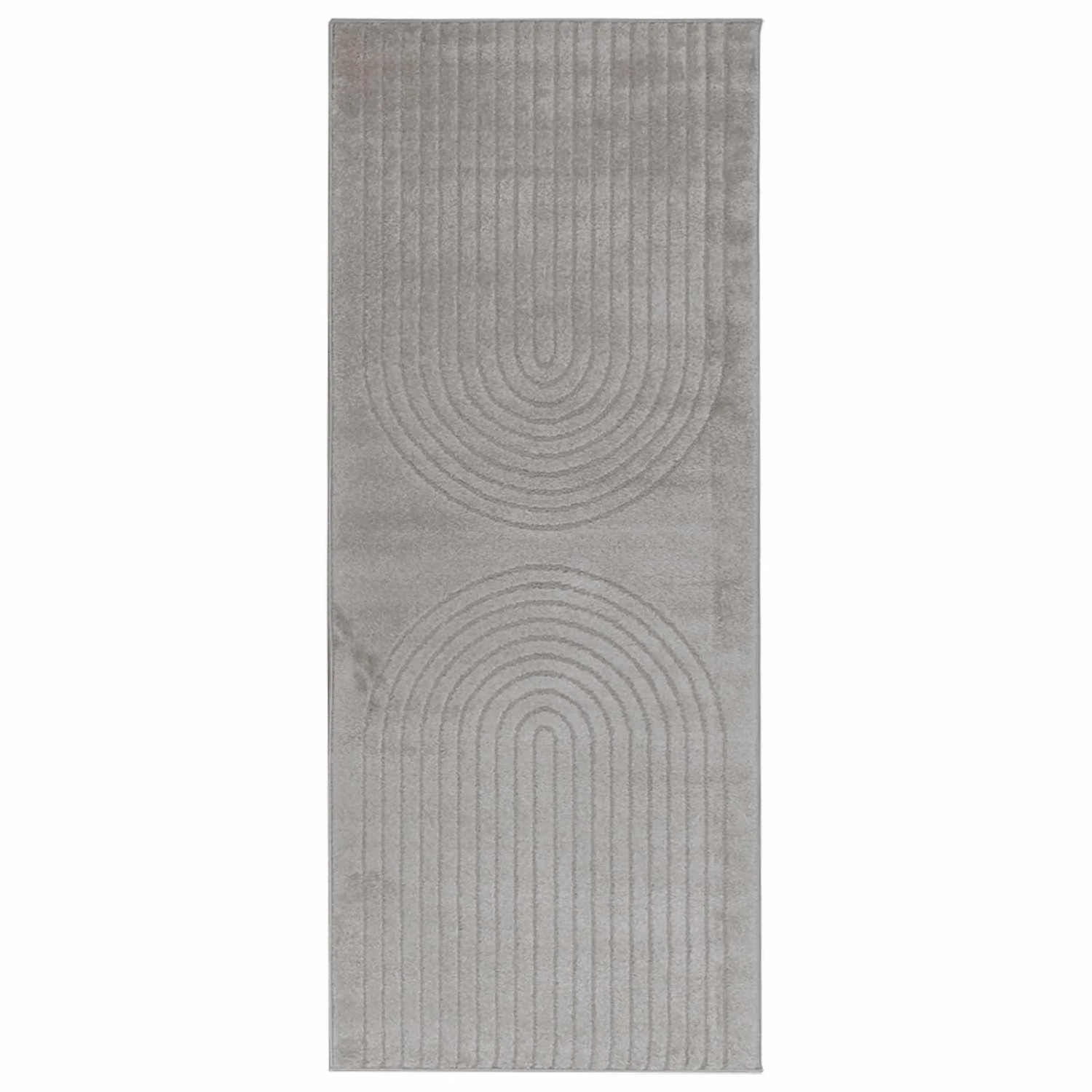 vidaXL Bereichsteppiche Rechtwinklig GALATI Grau 200 x 80 cm Polyester 42022818