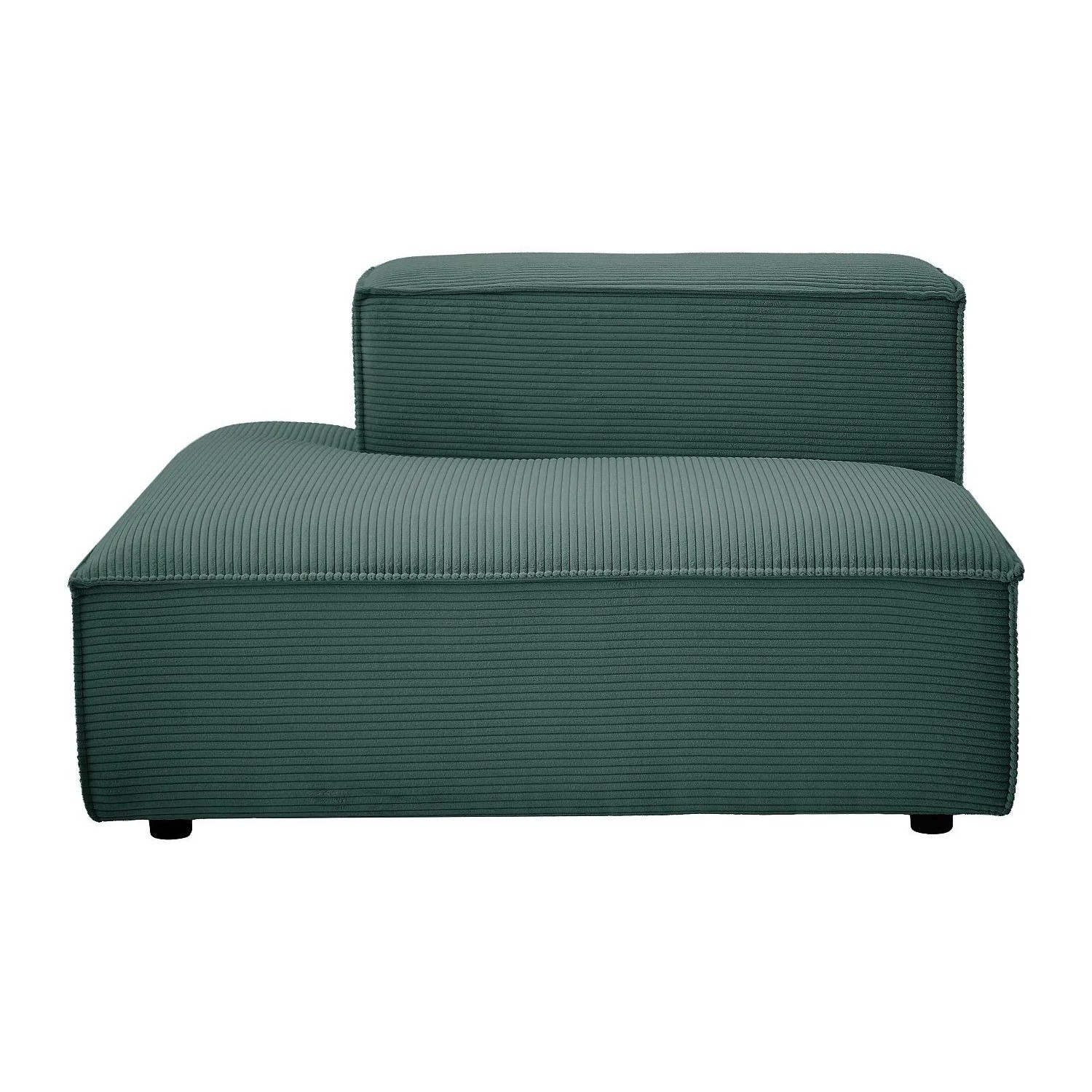 Vente-unique Recamiere Ohne Schlaffunktion Ruzolo Grün 120 cm