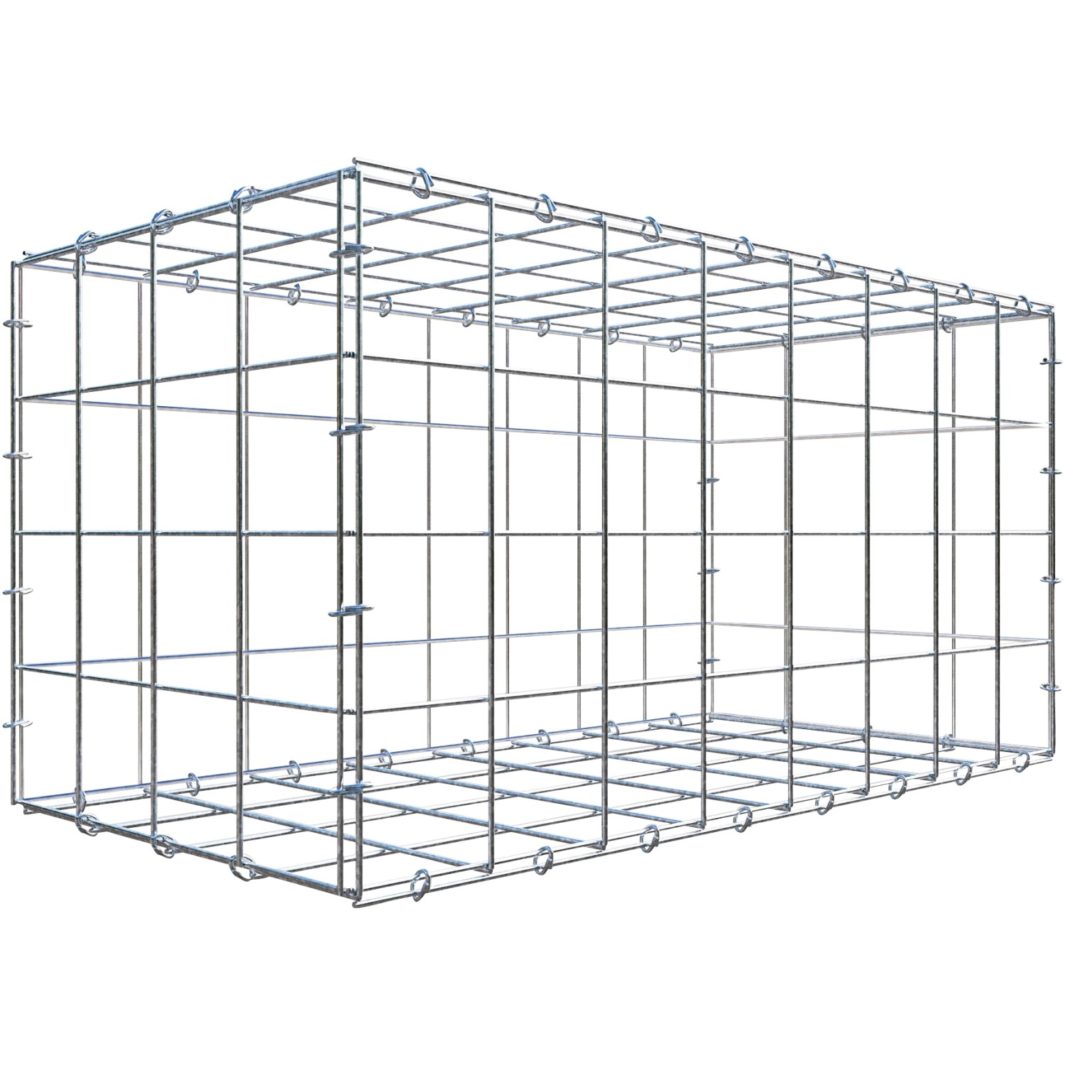 Thumbnail - Gabiona C-Ring-Gabione 40 x 80 x 40 cm Maschenw 10 x 10 cm