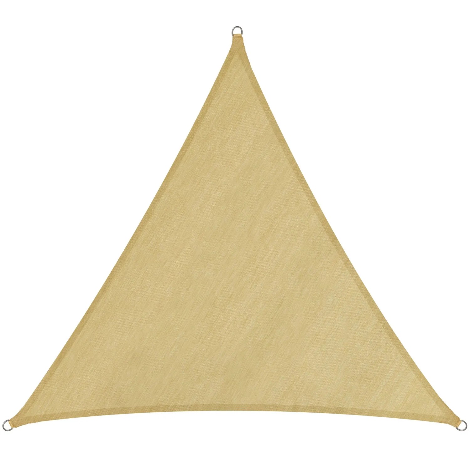 Tectake Sonnensegel  Dreieckig Mit Uv Schutz 50  Für Balkon  Garten und Terrasse 3 x 3 x 3 M 300 x 300 x 300 cm Beige