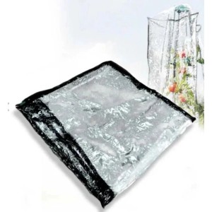 Westfalia Netzcover Maxitom aus Kunststoff Silber für Pflanzturm mit Rankgitter