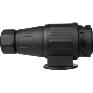 LAS 13-poliger Stecker für PKW Anhänger, Zubehör für Autoanhänger, schwarz.