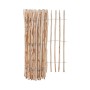 Stiltreu Staketenzaun Haselnuss, 500x90cm, Lattenabstand 3-5cm. Naturzaun für Garten und Beet.